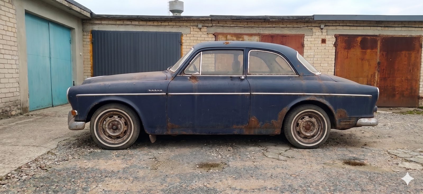 Volvo Amazon prieš restauraciją